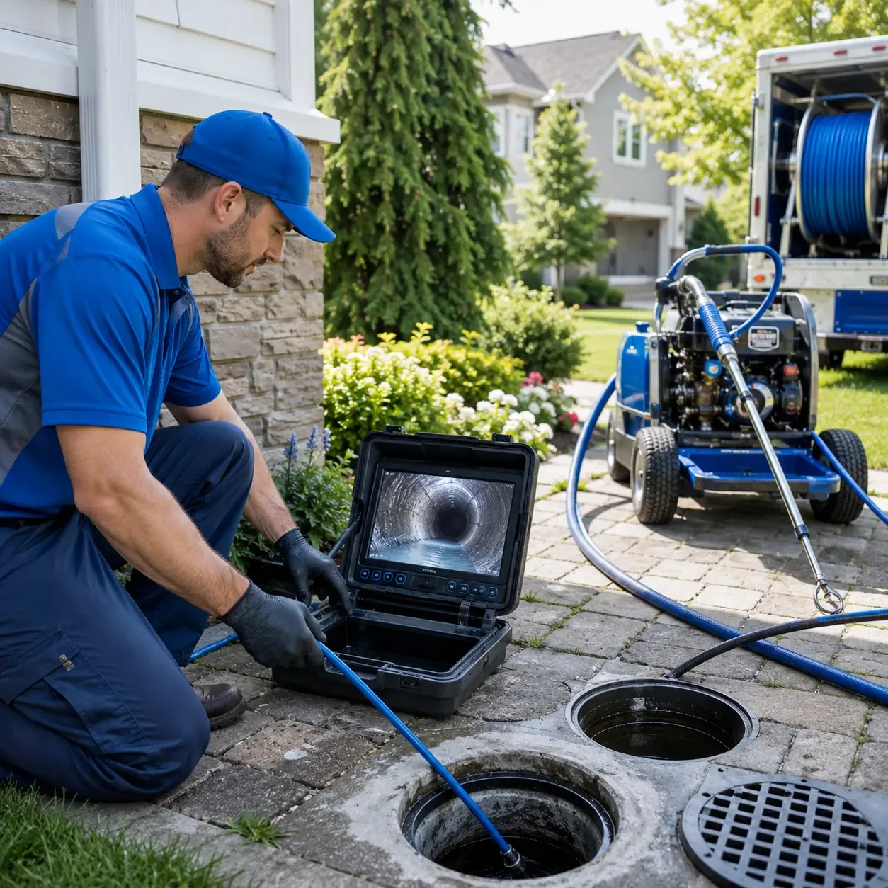 Outdoor drain cleaning professionals serving Convent, LA